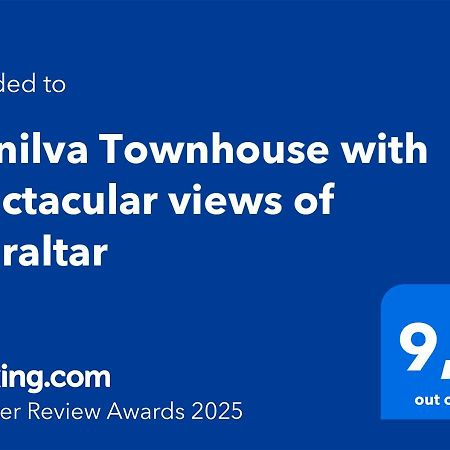 Manilva Townhouse With Spectacular Views Of Gibraltar Villa Екстериор снимка